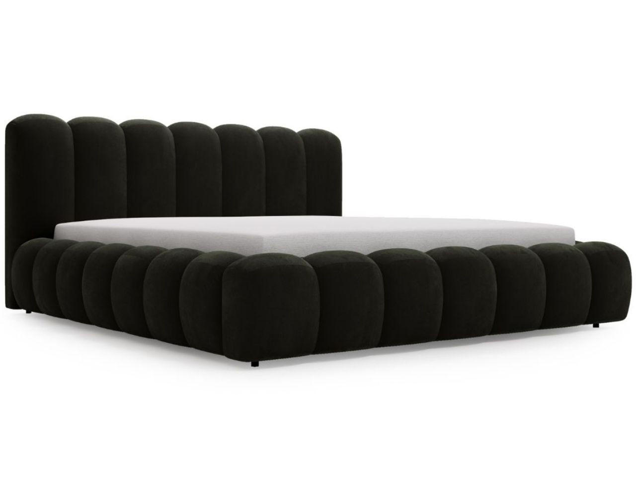 POLSTERBETT Averia 180x200 Dunkelgrau - Dunkelgrau, Textil (180/200cm) - Graingold