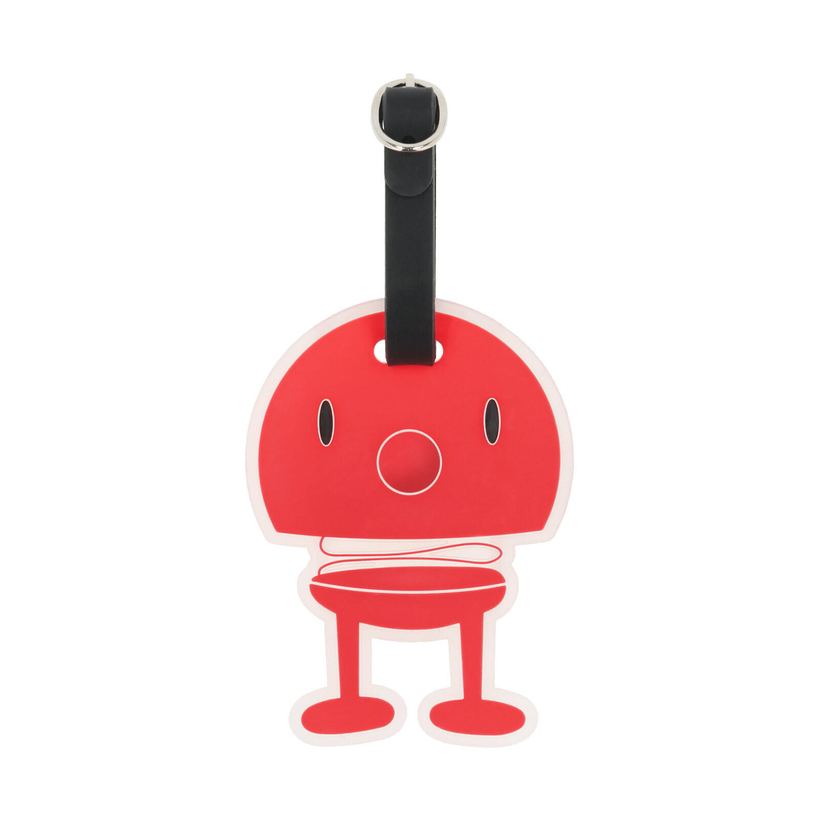 TASCHENANHÄNGER Bag tag rot 10,5 x 8 cm - Rot, Kunststoff (8/1/10.5cm) - Hoptimist
