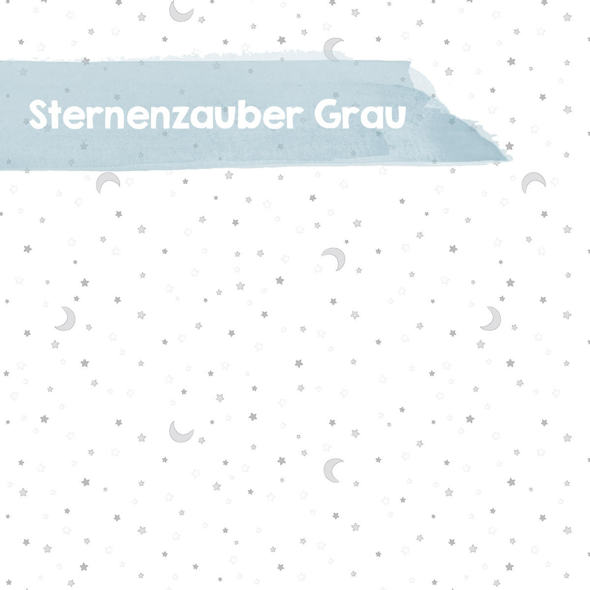NESTCHEN Sternenzauber grau Easy Air 'safe asleep' - Weiß/Grau, Textil (170/4cm) - Roba