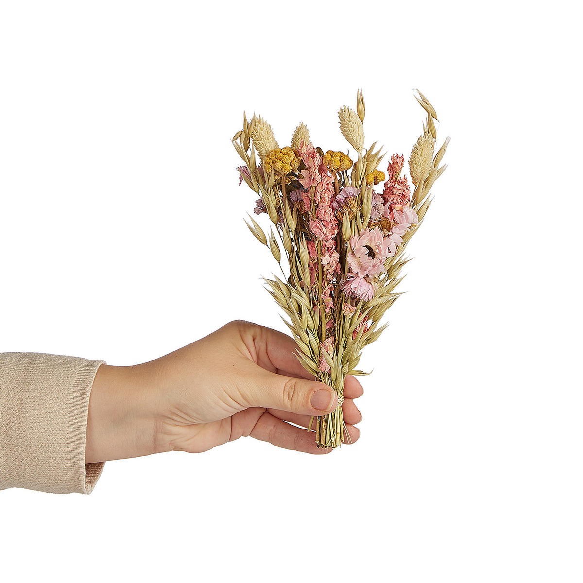 TROCKENBLUMENSTRAUSS Flower Market - Multicolor, Naturmaterialien (18cm) - Butlers