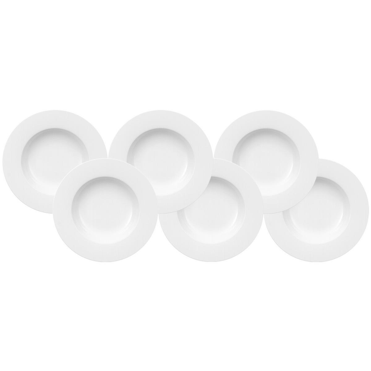 PASTATELLER Royal weiß ø 30.0 cm 6er Set - Weiß, Keramik (30cm) - Villeroy & Boch