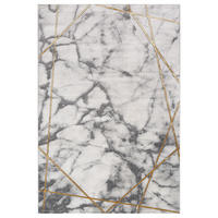 KURZFLORTEPPICH 120/170 cm Kraft 523 - Goldfarben, Textil (120/170cm) - Paco Home