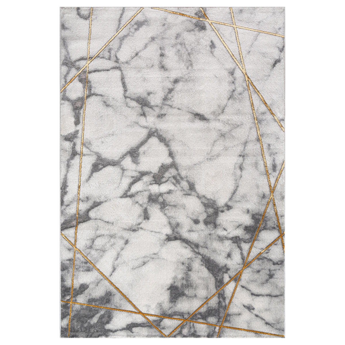 KURZFLORTEPPICH 120/170 cm Kraft 523 - Goldfarben, Textil (120/170cm) - Paco Home