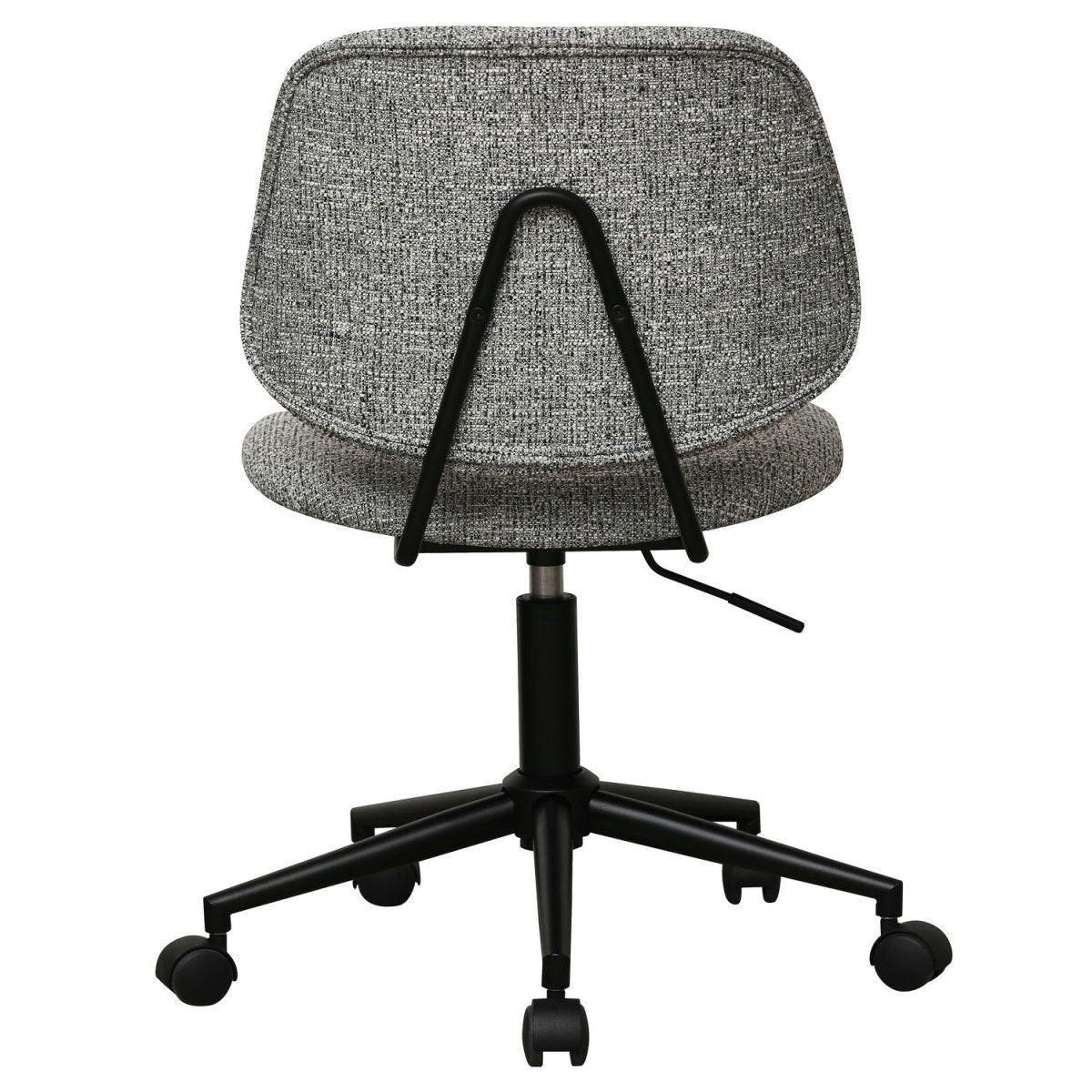 DREHSTUHL höhenverstellbar in Webstoff Grau - Schwarz/Grau, Textil/Metall (60/82/57cm) - Furnhouse