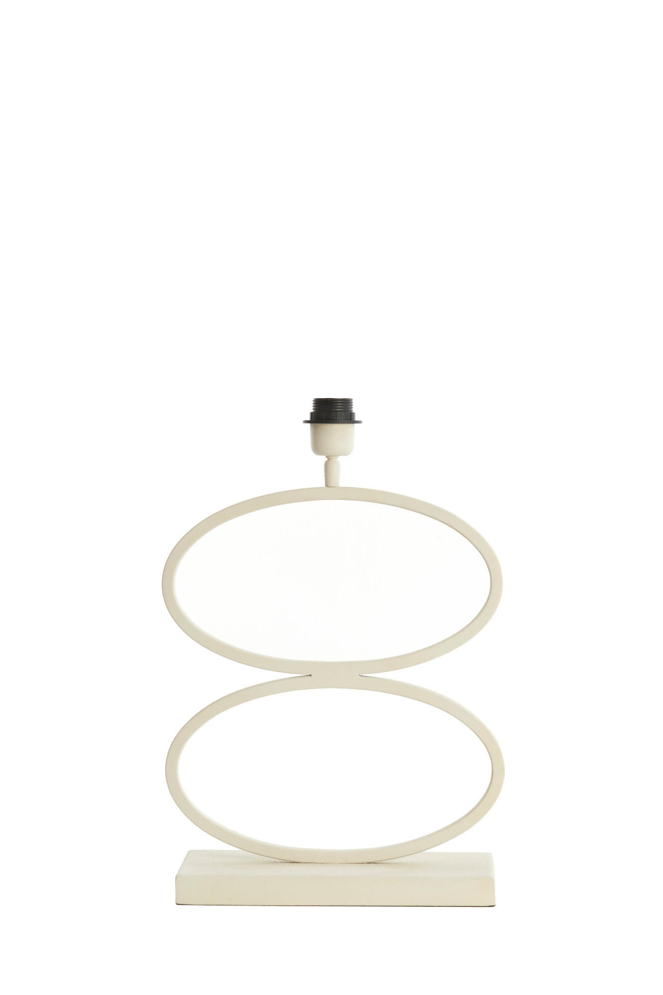 LAMPENFUSS Stelius Weiß Ø33/42 cm - Weiß, Metall (33/17/42cm) - Light & Living