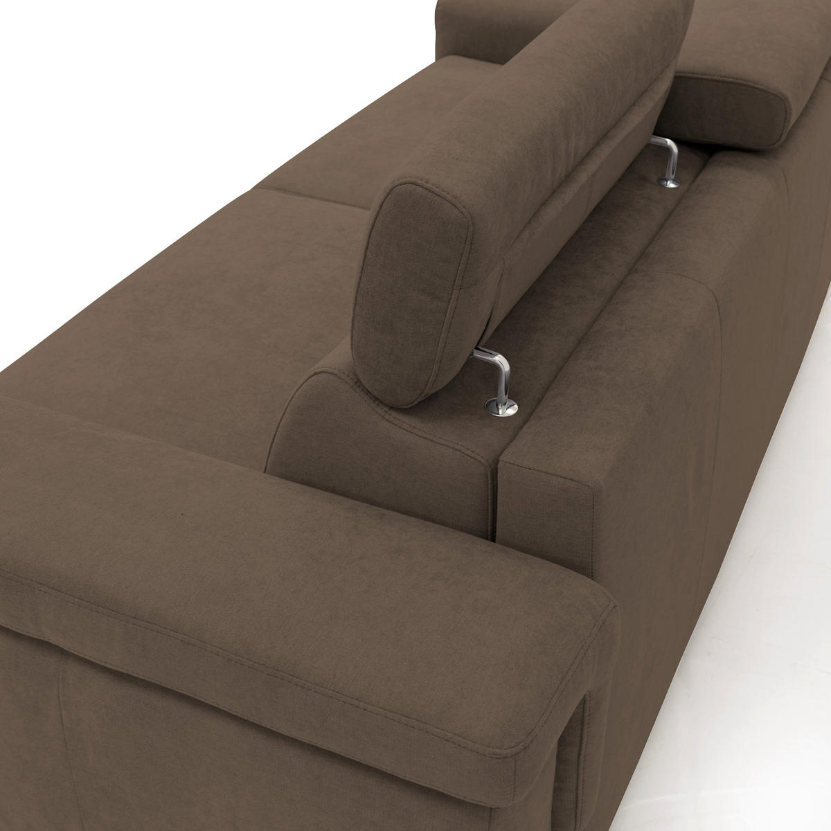 SCHLAFSOFA Giunone - Braun, Textil (200/100/95cm) - Divani.store