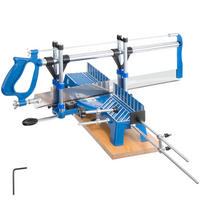 GEHRUNGSSÄGE, für Holz, Kunststoff und Aluminium,blau - Blau, Metall (63/64/26cm) - tectake