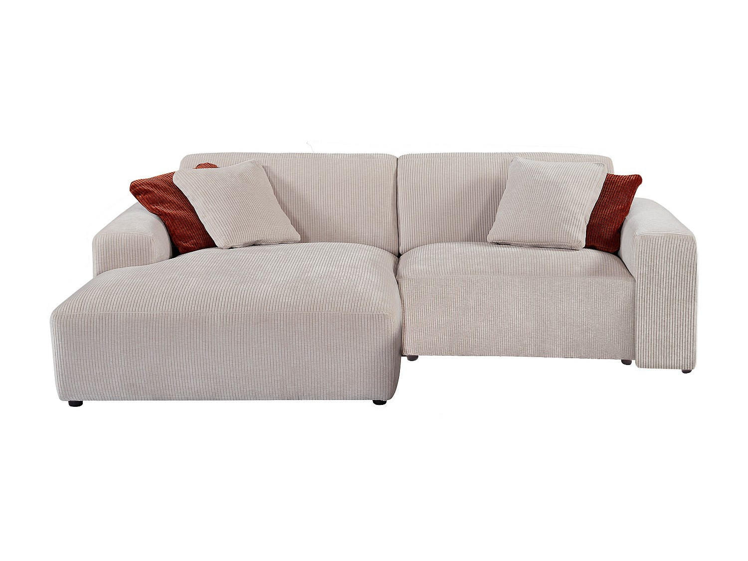 Vente-Unique Sofa Beige 254x80x161 cm