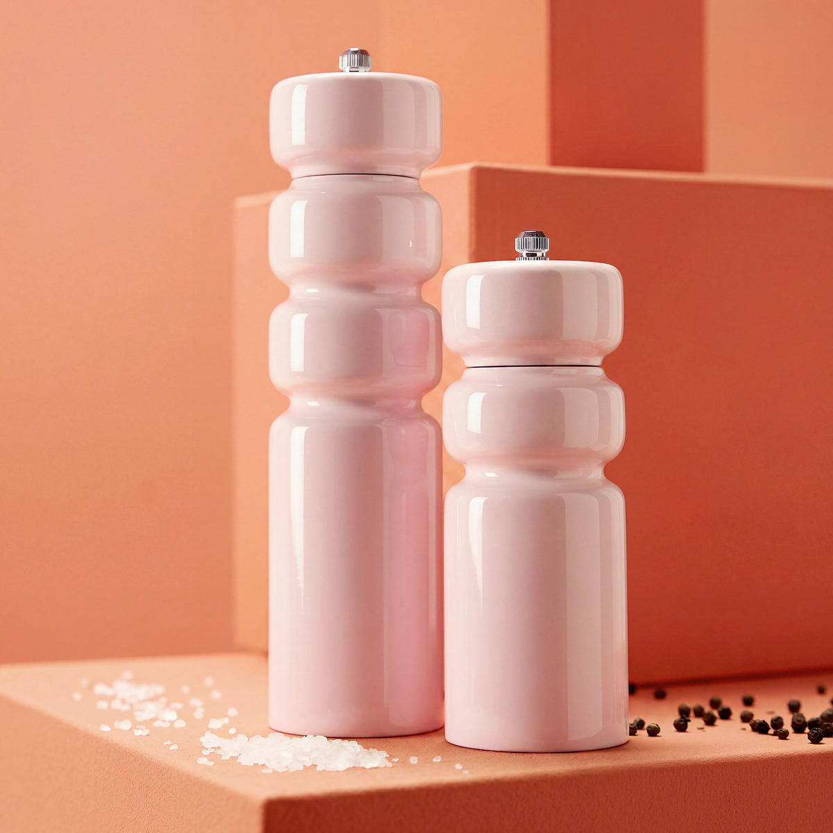 SALZ- UND PFEFFERMÜHLE Salt & Pepper 17 cm - Rosa, Holz/Metall (6/23/6cm) - Butlers