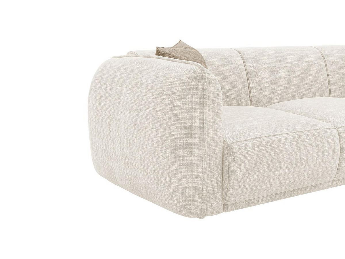 SOFA ohne Schlafmöglichkeit - 3 Personen - Stoff - Beige - Beige, Textil (235/80/90cm) - Vente-Unique