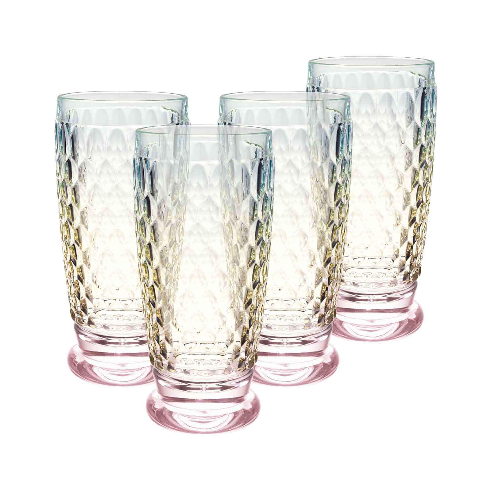 LONGDRINKGLAS Boston Pearl bunt 300 ml 4er Set - Multicolor, Glas (0.3L) - Villeroy & Boch