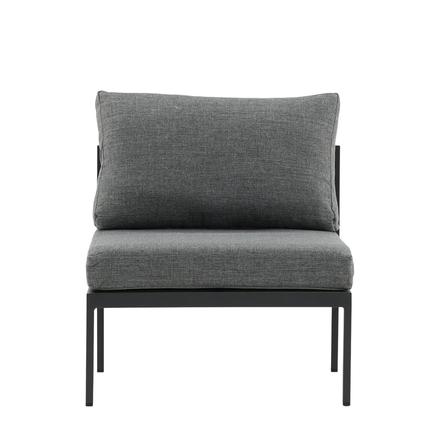 LOUNGESESSEL - Schwarz, Metall (70/65/74cm) - home24