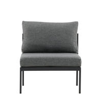 LOUNGESESSEL - Schwarz, Metall (70/65/74cm) - home24