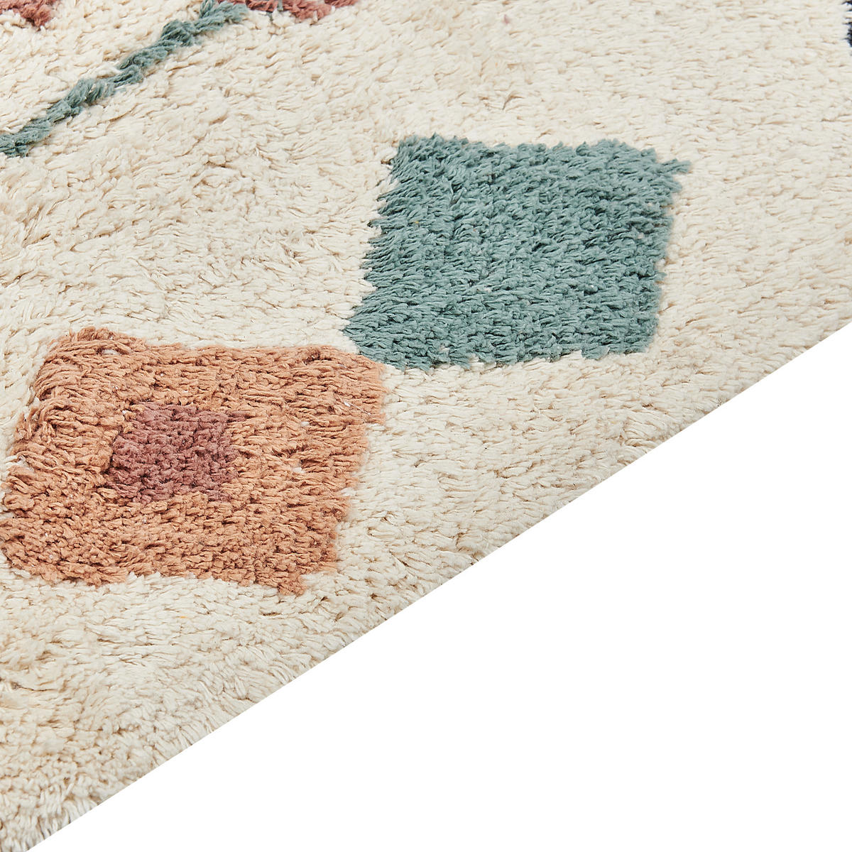 KURZFLOR-TEPPICH Eskisehir 200/140 cm - Multicolor, Textil (140/200cm) - Beliani