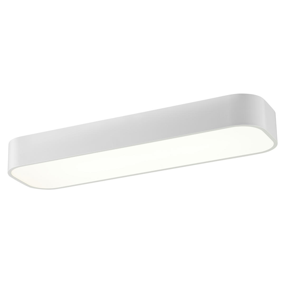 LED DECKENLEUCHTE Corvato Weiß 14,5/50,5/5,8 cm - Weiß, Metall (14.5/50.5/5.8cm) - Brilliant