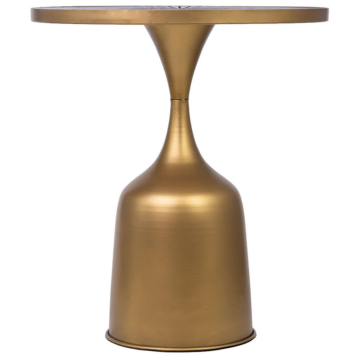 TISCH aus Metall, 40x46cm - Goldfarben, Metall (40/40/46cm) - Wanderlust