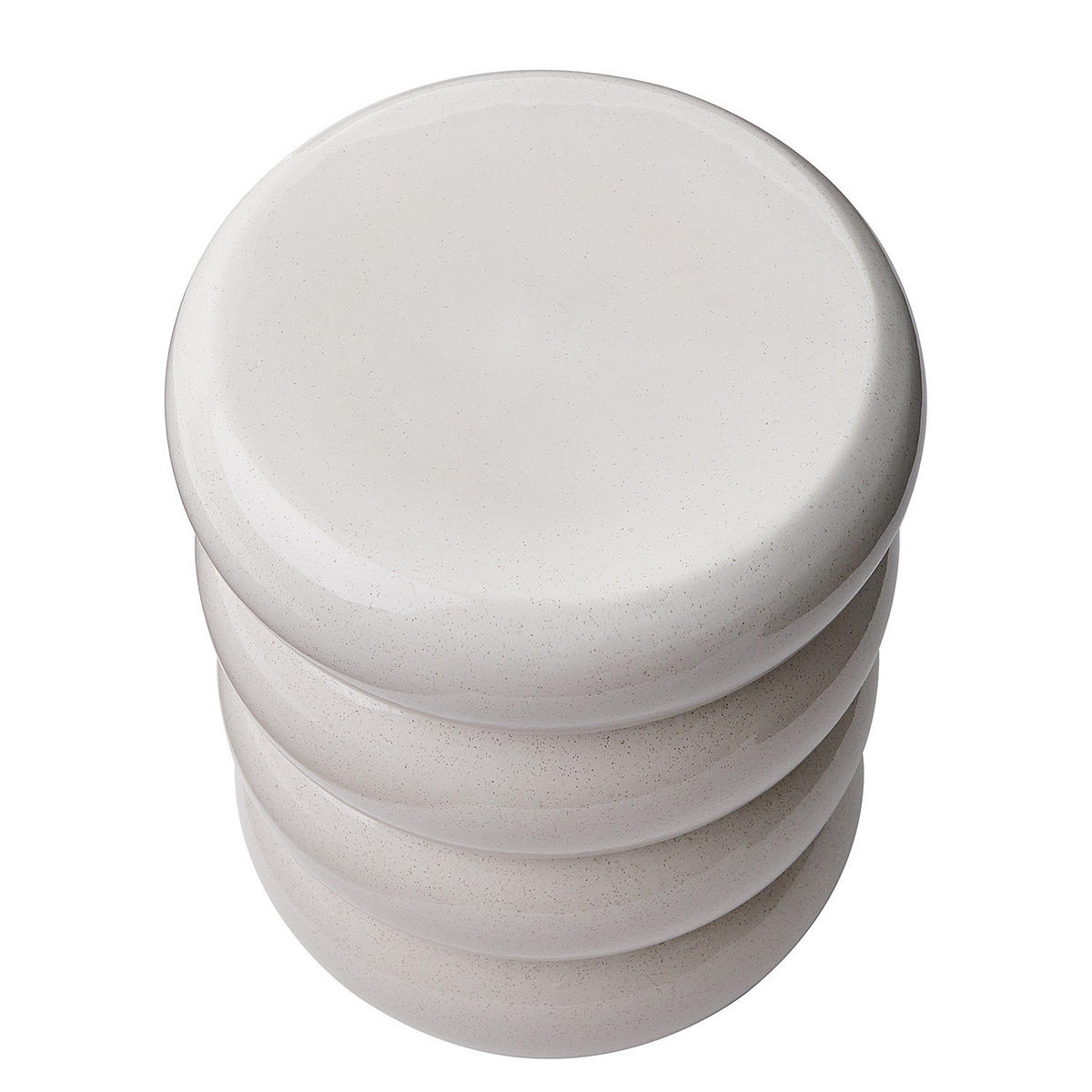 BEISTELLTISCH Artista - Weiß, Keramik (34/34/44cm) - Butlers