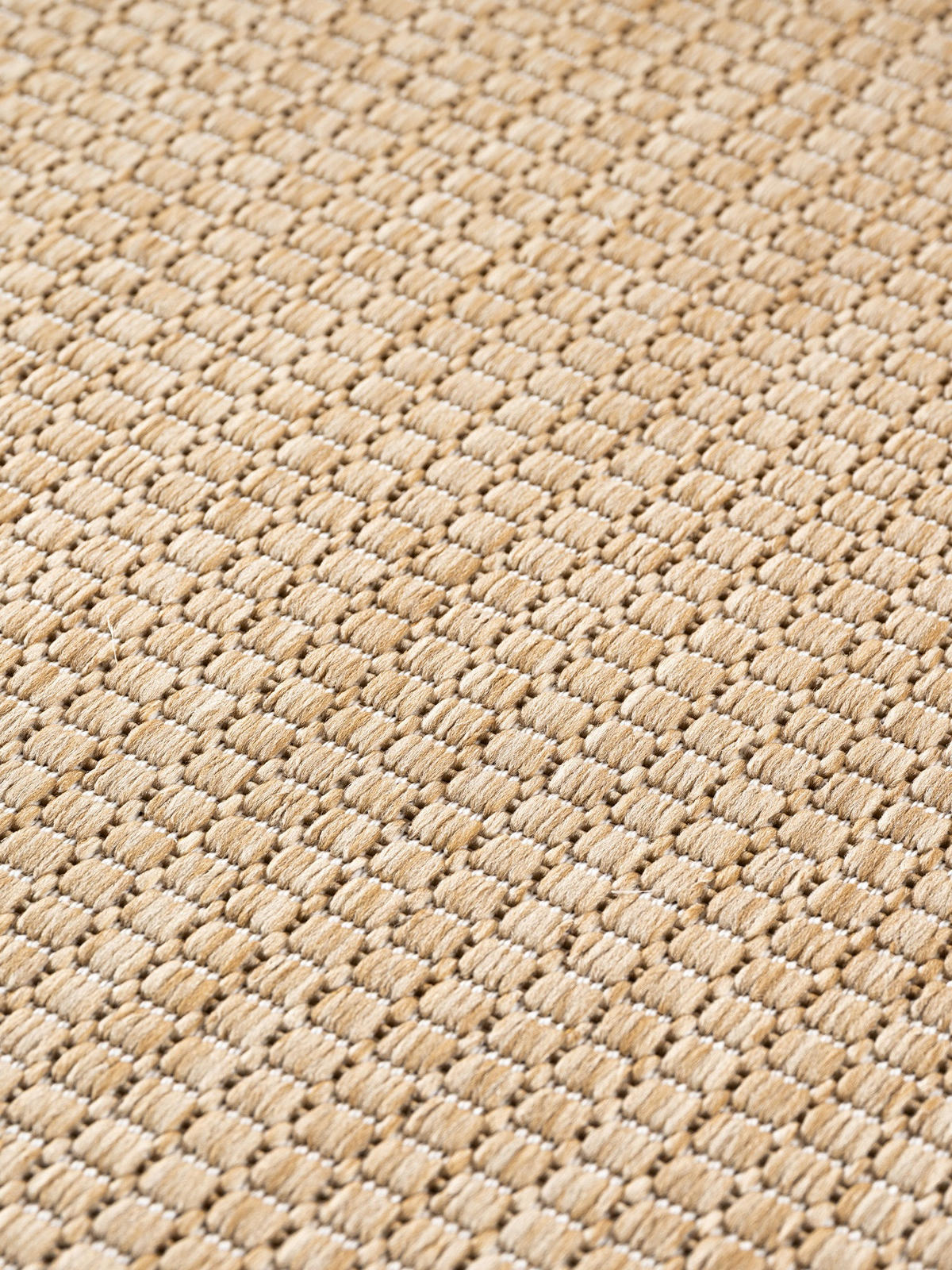 TEPPICH Flachgewebe, Outdoor, Fußbodenheizung-geeignet, VIGOLENO in Sand, 160 x 220 cm - Beige, Textil (160/220cm) - KADIMA DESIGN