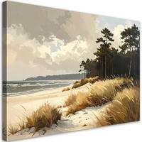 LEINWANDBILD Landschaften 120x80cm - Beige, Textil (120/80cm) - Feeby