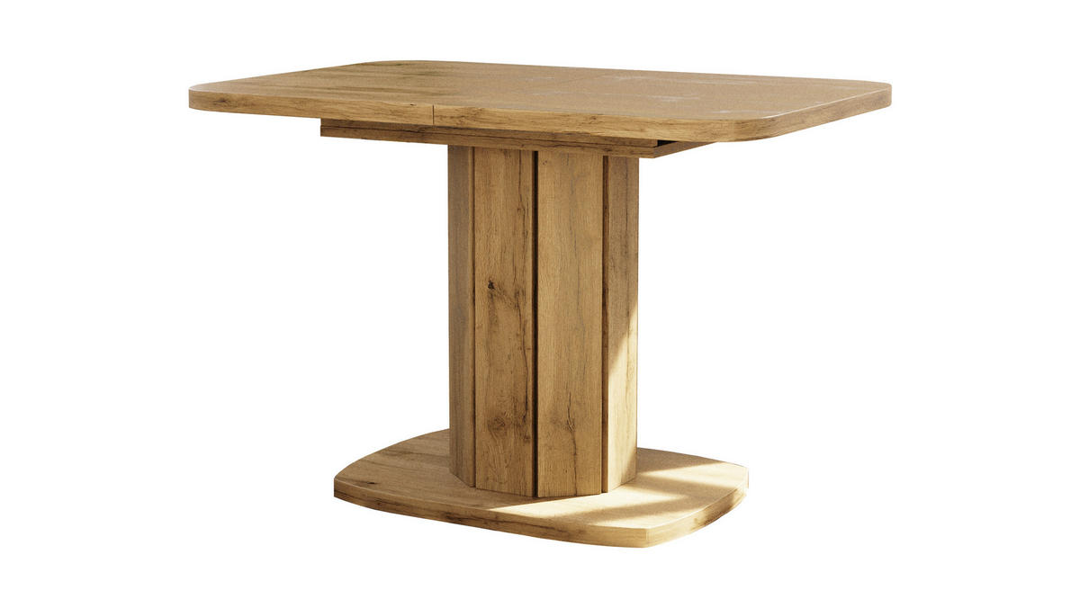ESSTISCH Iris Eiche Evoke - Eiche San Remo, Holzwerkstoff (75/140/75cm) - Vladon