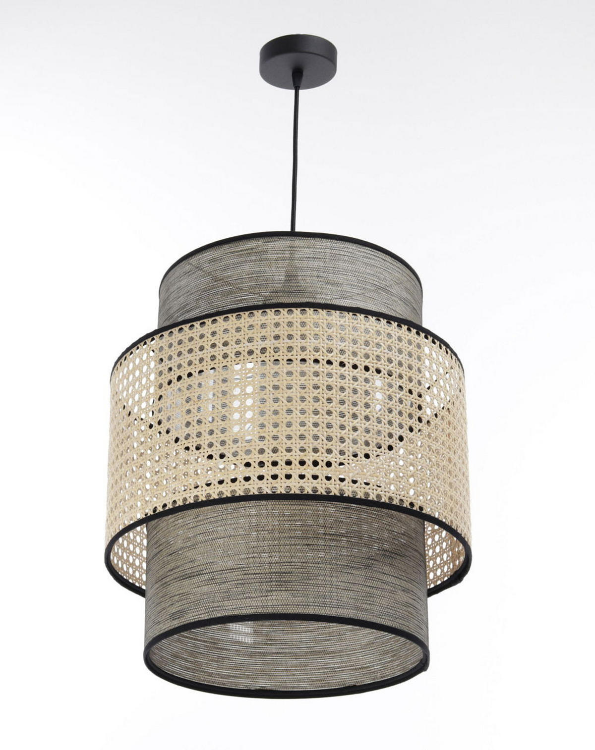 HÄNGELEUCHTE Grau 40/44 cm - Grau, Kunststoff (40/1.2/44cm) - ONZENO