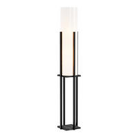STEHLEUCHTE Gisborne - Schwarz, Holzwerkstoff (25/25/146cm) - lux.pro