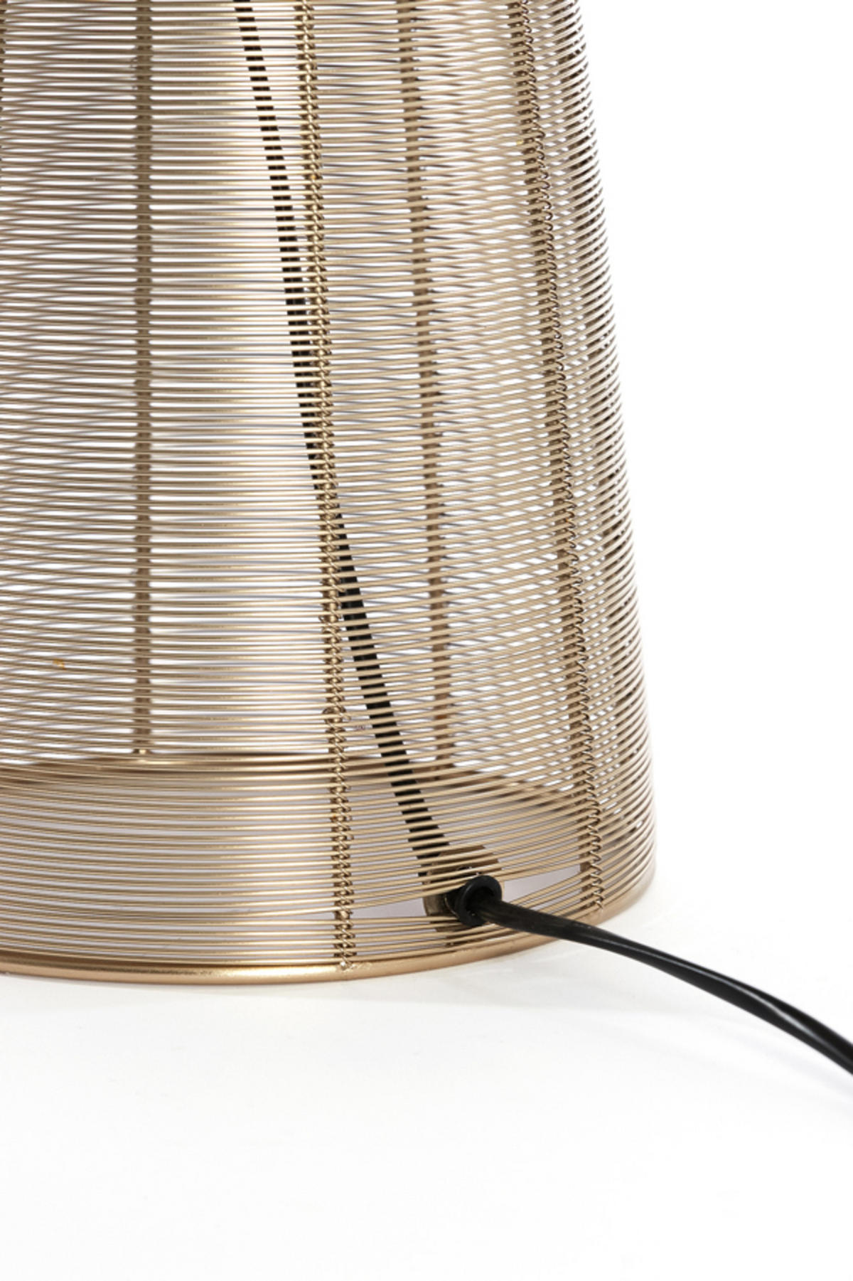 TISCHLAMPE Aboso Gold Ø24/54 cm - Goldfarben, Metall (24/24/54cm) - Light & Living