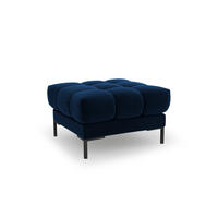 POUF Mamaia aus Samt königsblau - Blau, Textil (60/41/60cm) - Micadoni