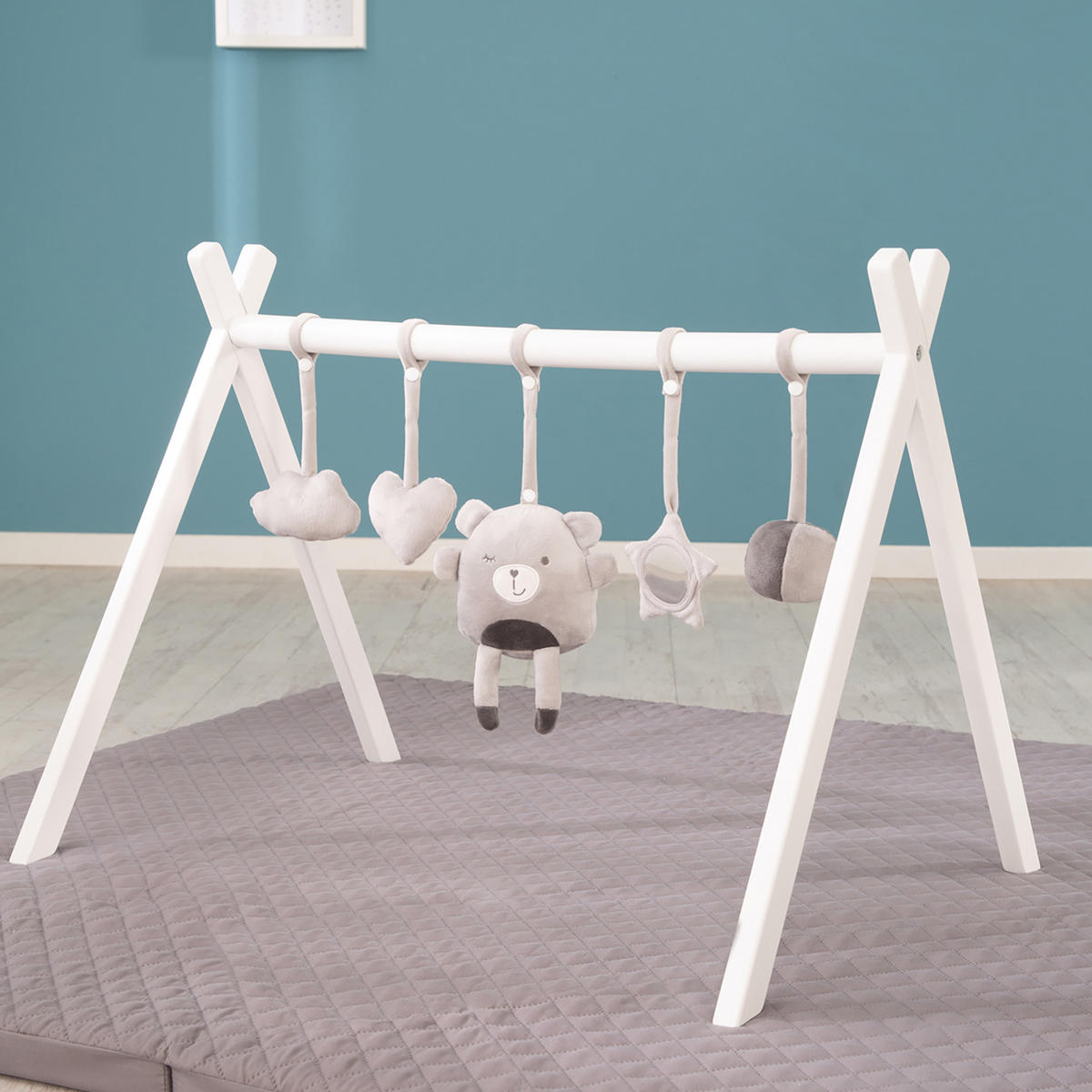 ANHÄNGERSET für Spieltrapez roba Style grau - Grau, Textil (24/2.3/22cm) - Roba
