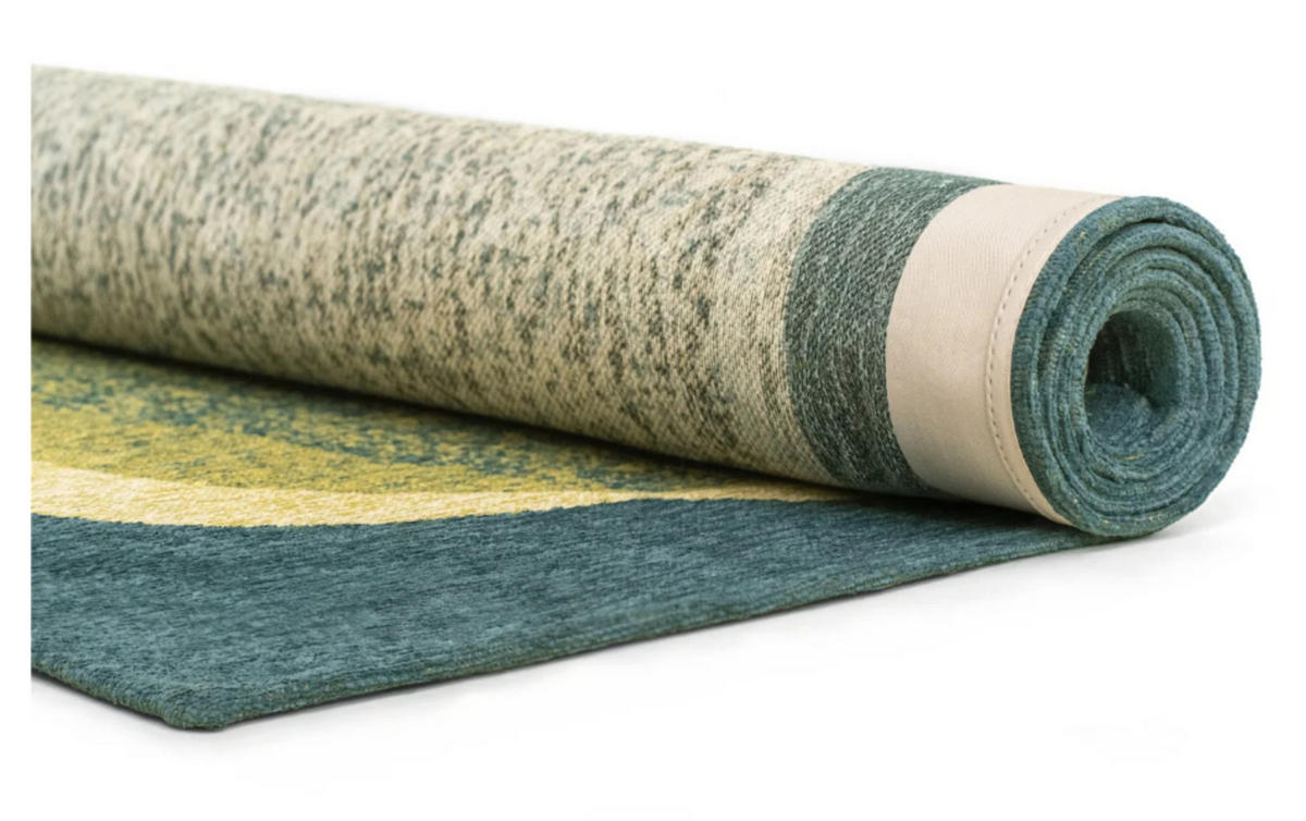 TEPPICH modern Flachgewebe AGATE Grün 240 x 340 cm - Grün, Textil (240/340cm) - Novatrend