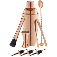 COCKTAILS set - 8-teiliges in einer Geschenkbox - Ahornfarben, Metall (42.5/39.5/10cm) - ich-zapfe
