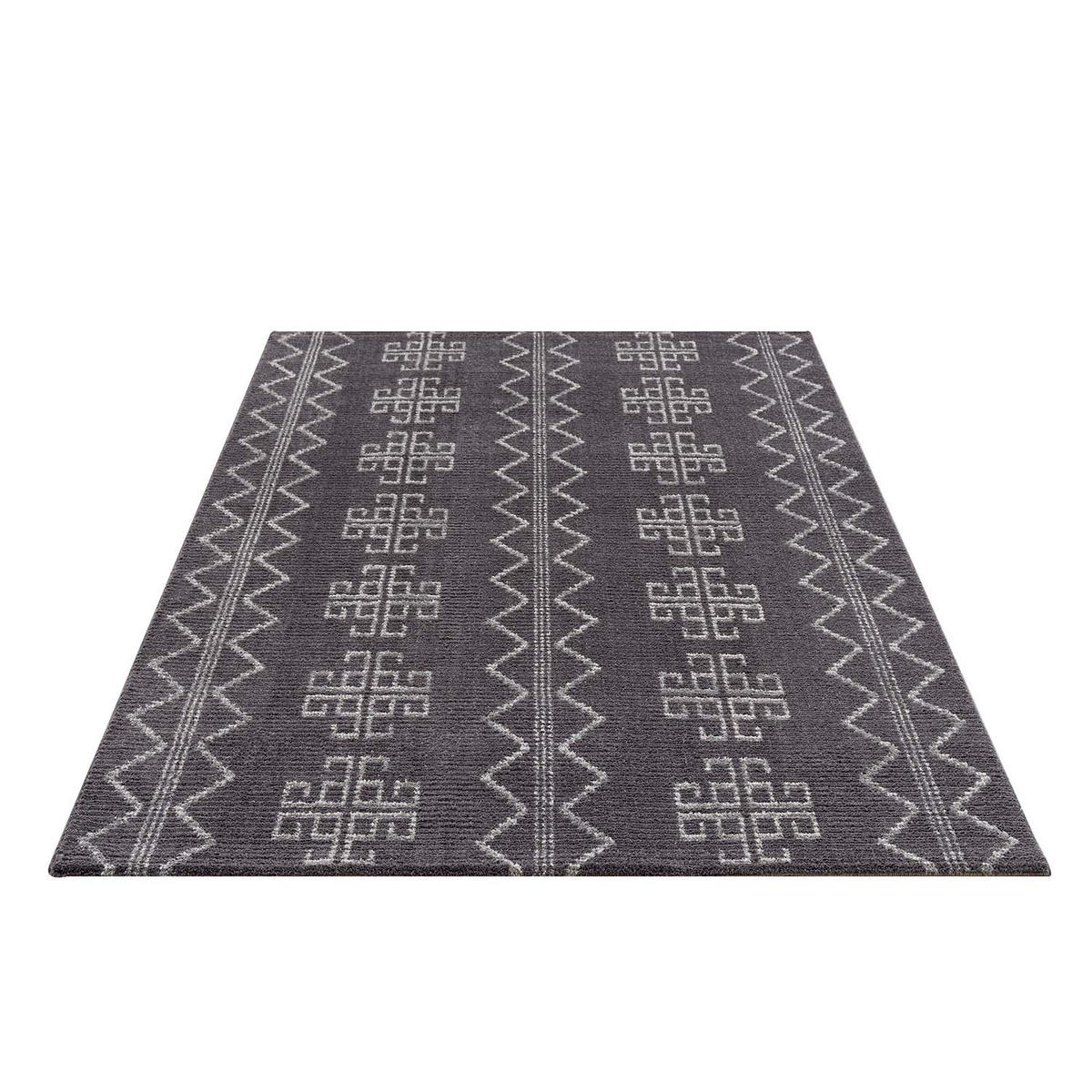 KURZFLOR-TEPPICH April 0608 Grau 160x230 cm - Grau, Textil (160/230cm) - carpet city