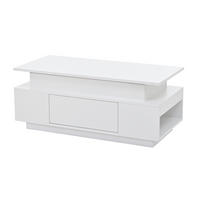 COUCHTISCH Weiß 96/45/40 cm - Weiß, Holzwerkstoff (45/96/40cm) - PANGIVO