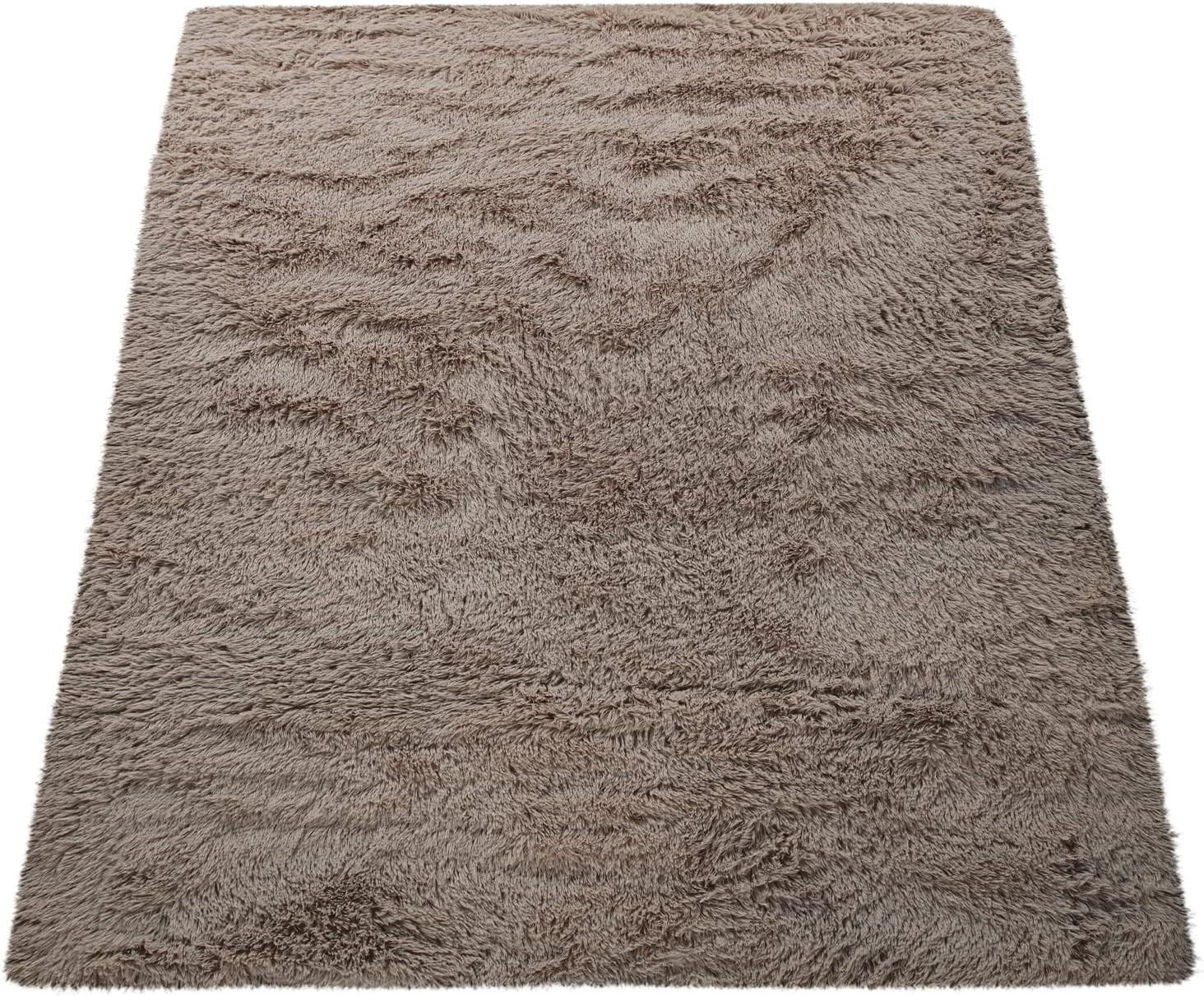 HOCHFLORTEPPICH 140/200 cm Silky 591 - Taupe, Textil (140/200cm) - Paco Home