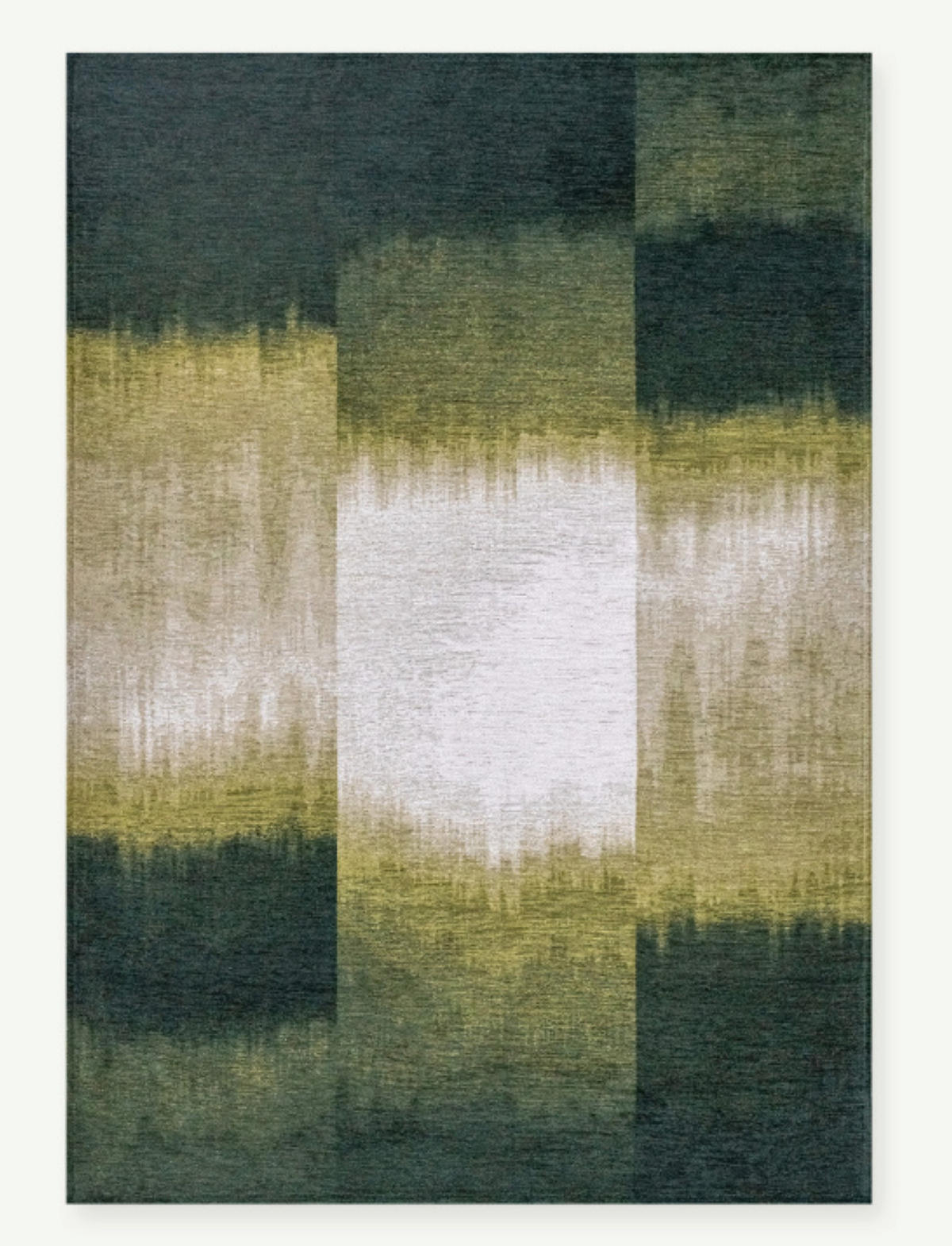 TEPPICH modern Flachgewebe NAGOYA Grün 140x140 cm Grün 140 x 140 cm - Grün, Textil (140/140cm) - Novatrend