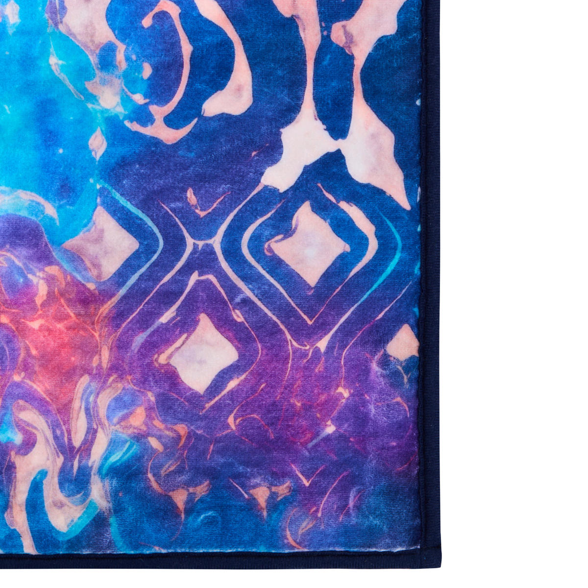 KOBEREC Barevný 140/200 cm Orvella - různobarevná, textil (140/200cm) - Beliani