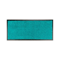 FUSSMATTEN FÜR INNEN & AUßEN TÜRMATTE - Petrol, Textil (58/180cm) - WohnDirect