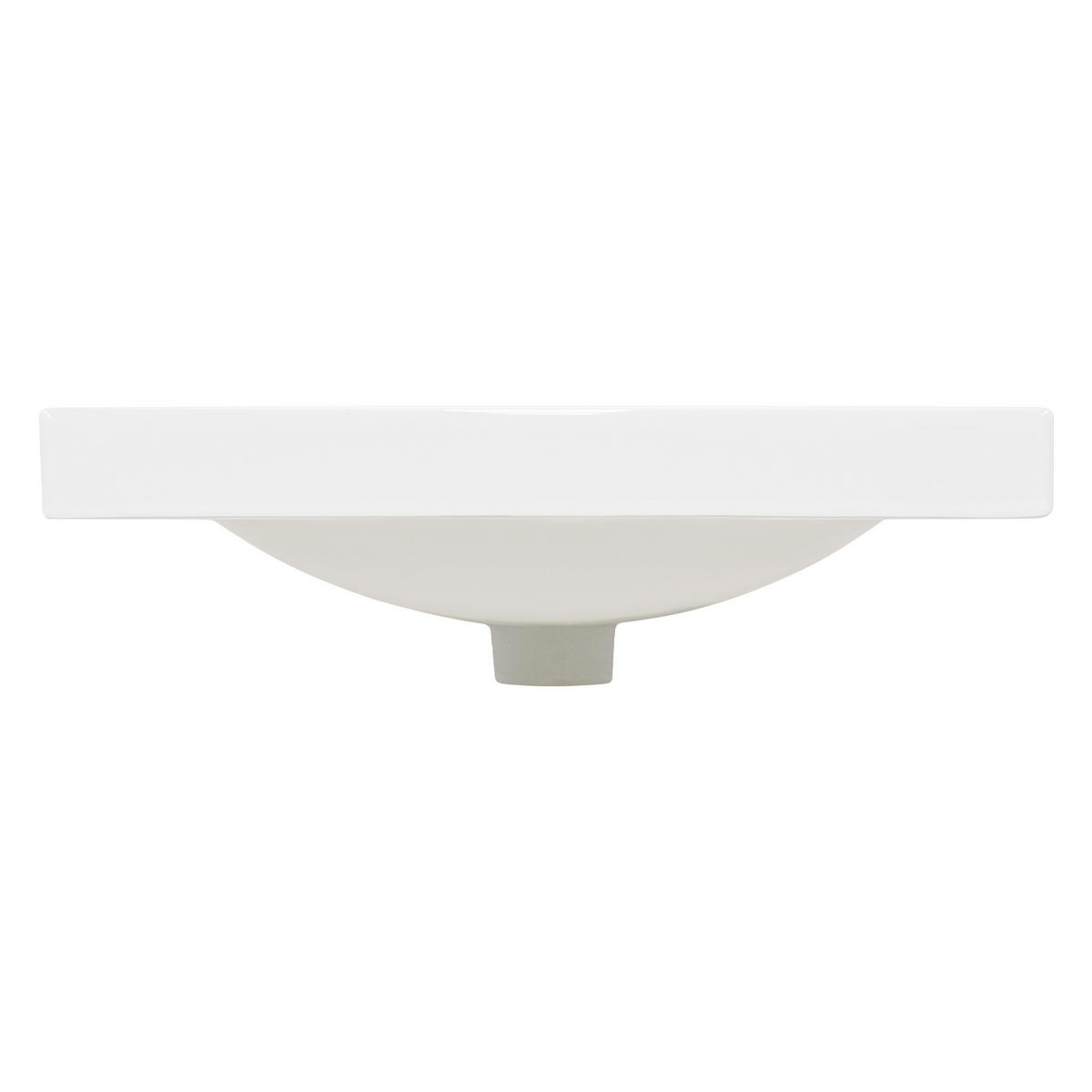 WASCHBECKEN - Weiß, Keramik (45/16/54.5cm) - ML-DESIGN