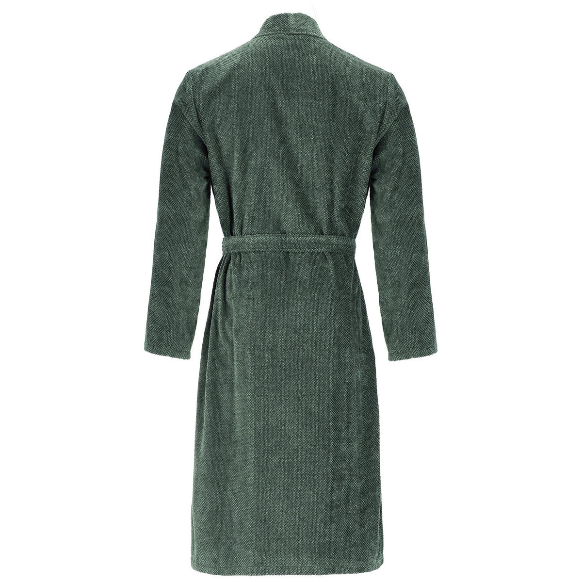 BADEMANTEL HERREN KIMONO STREIFEN 5507 FIELD - 47 - Grün, Textil (Lnull) - Cawö