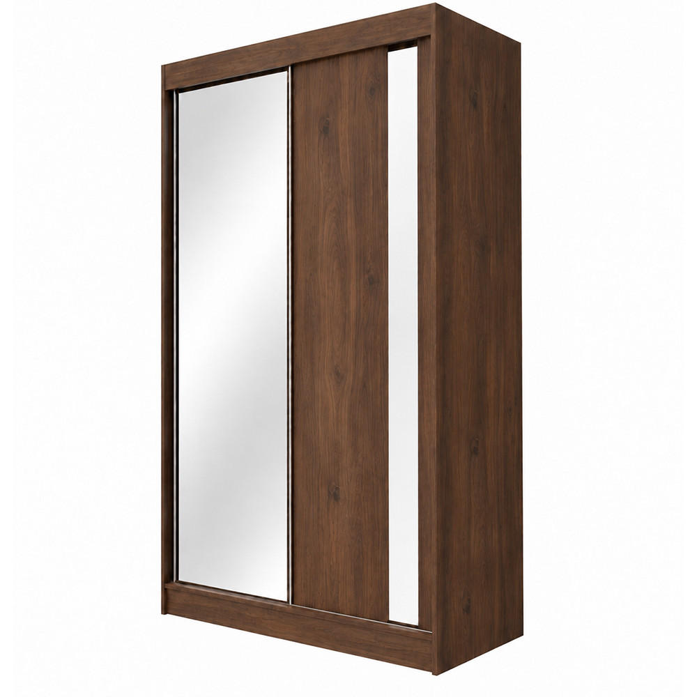 KS Home Concept Kleiderschrank Nussbaum 120x216x61 cm