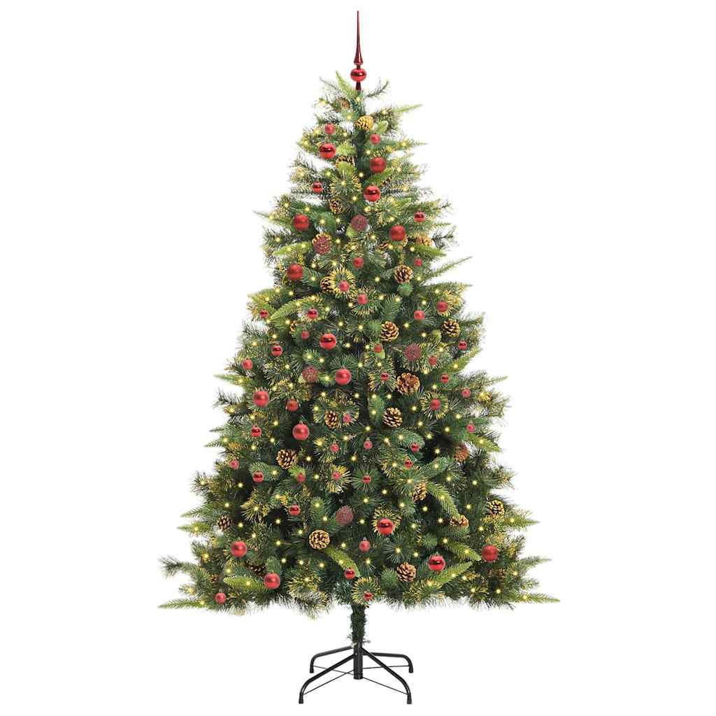 vidaXL Weihnachtsbaum Grün 210 cm