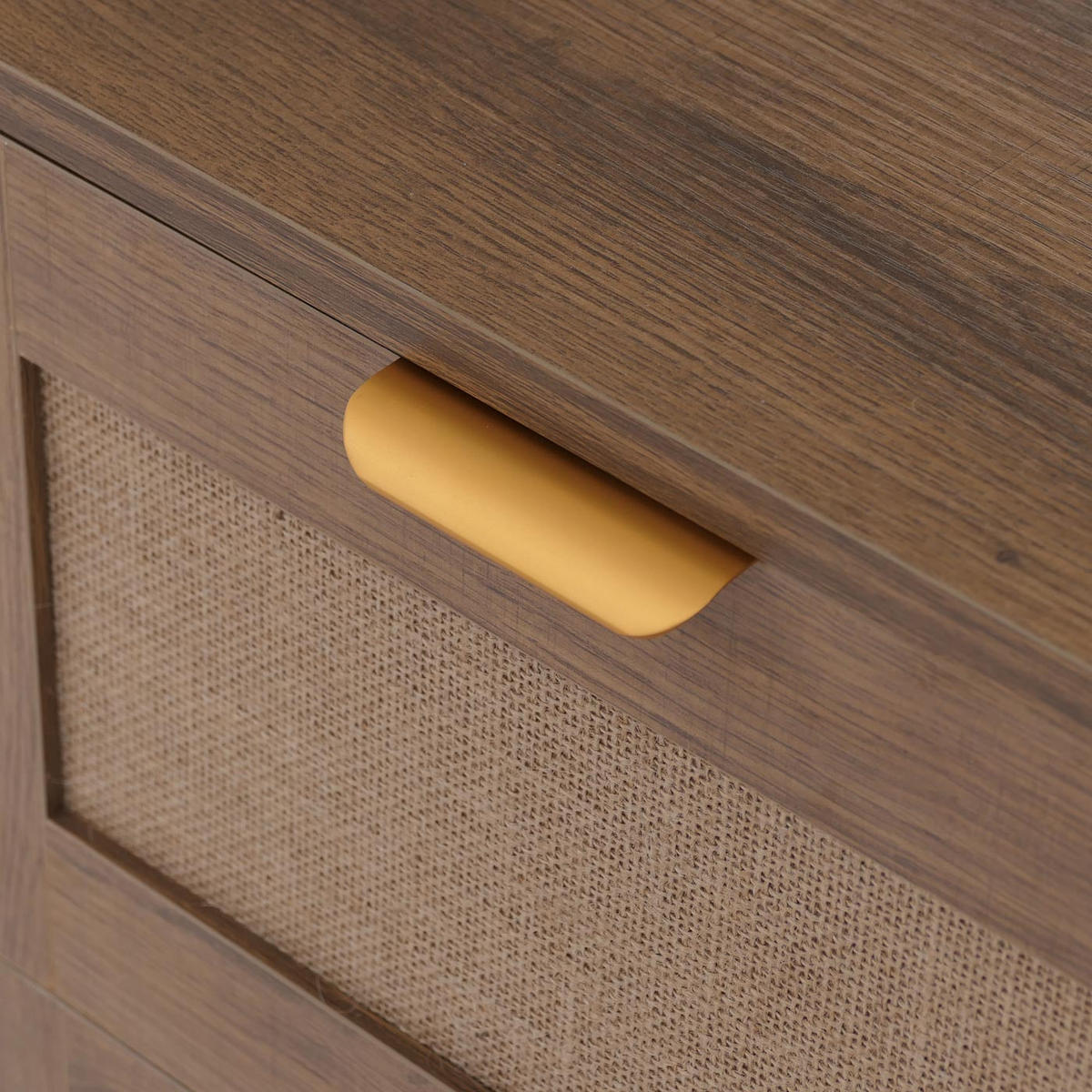 KOMODA Hnědá - hnědá, dřevo (80/80/40cm) - MCW