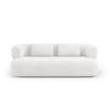 SOFA Jenny aus Boucle elfenbein 3 Sitzplätze - Creme, Textil (90/73/178cm) - Micadoni
