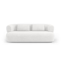 SOFA Jenny aus Boucle elfenbein 3 Sitzplätze - Creme, Textil (90/73/178cm) - Micadoni