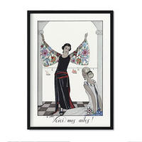 POSTER George Barbier Art Deco 079 A3 Rahmenlos - Klar, Papier (29.7/5/42cm) - Nacnic