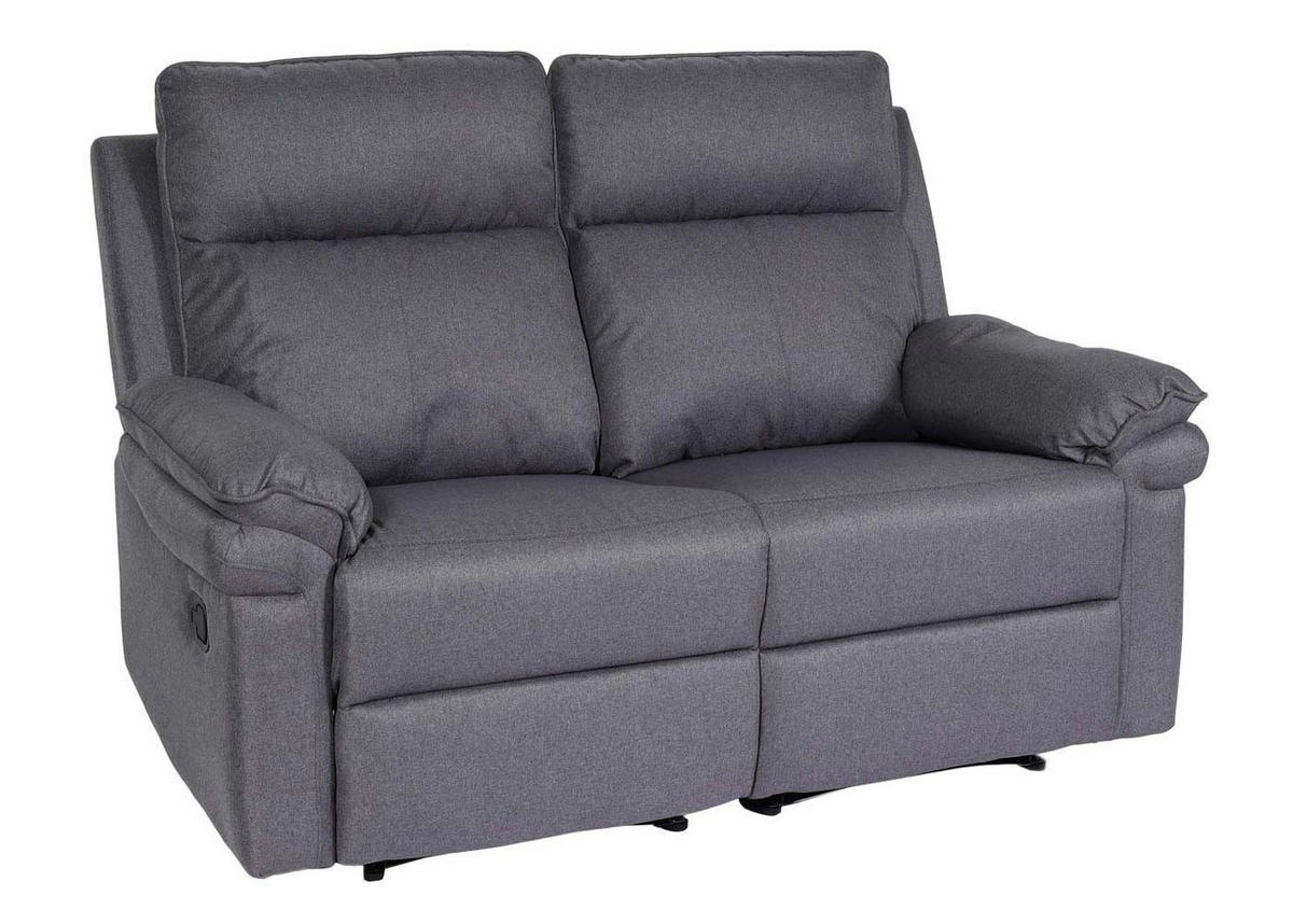 2ER-KINOSESSEL Grau - Grau, Textil (150/106/164cm) - MCW