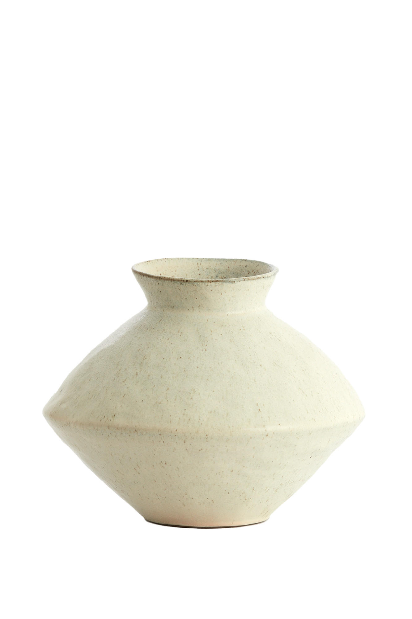 VASE Beato Weiß Ø30/23 cm - Weiß, Keramik (23cm) - Light & Living