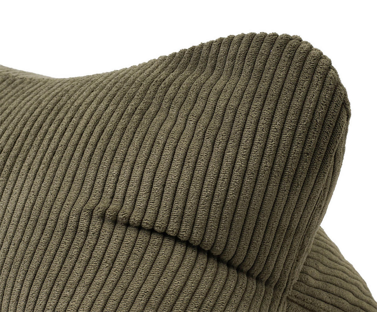 LESEKISSEN Capri dunkelgrün 40x25cm - Dunkelgrün, Textil (40/25cm) - Ambiente Trendlife by Gözze