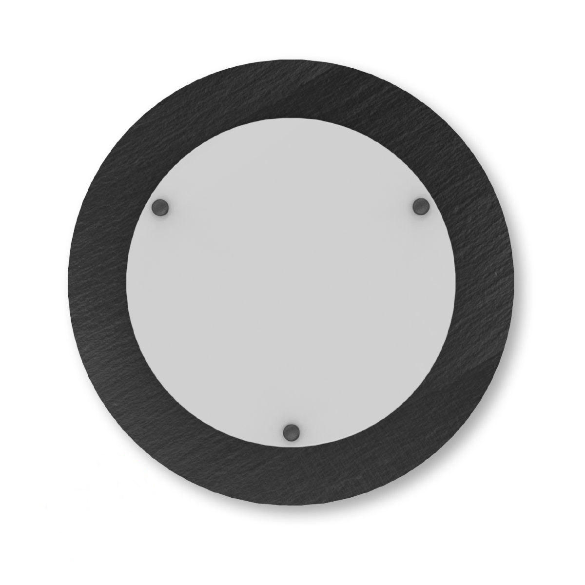 Lumicom Led-Deckenleuchte Schwarz 55x55x9 cm