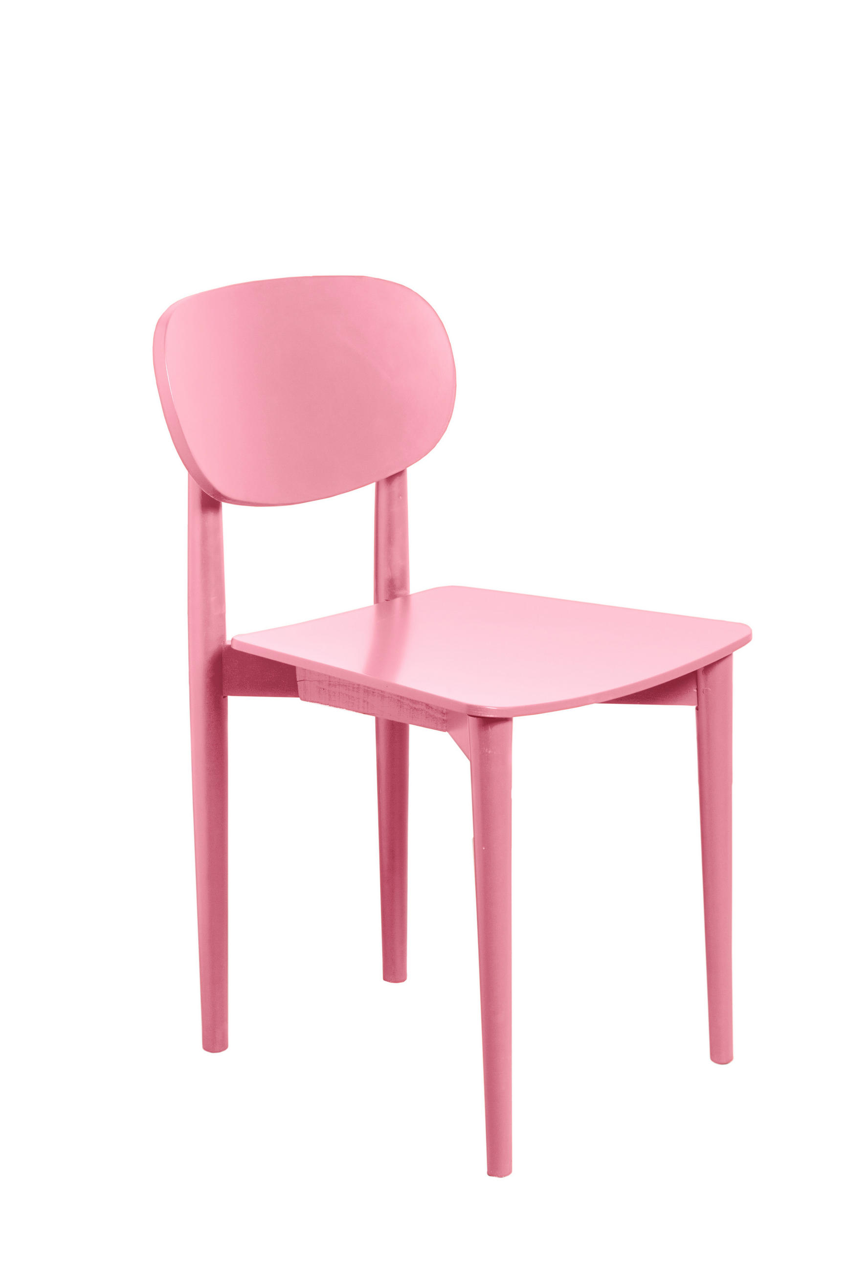 STUHL aus massivem Buchenholz in Rosa SANDRO - Pink, Holz (43/80/50cm) - RNT By Really Nice Things